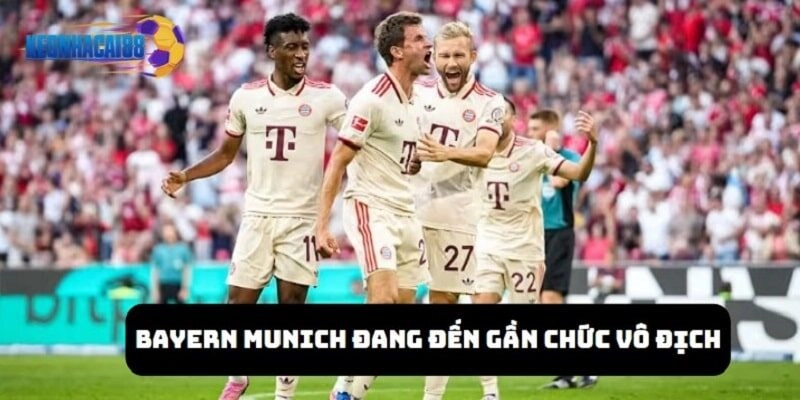 Bayern Munich hiện tại đang đứng trước cơ hội lớn giành được chức vô địch