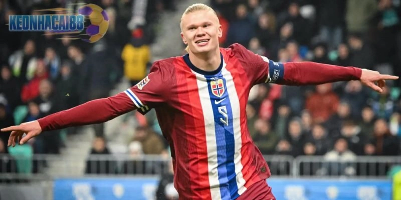 Erling Haaland đang là chân sút vĩ đại nhất lịch sử ĐT Na Uy