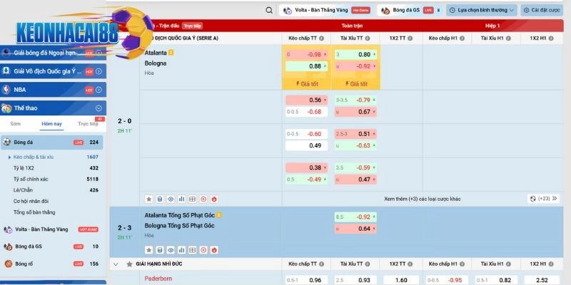 Người chơi đam mê thể thao được thỏa sức giải trí tại Sin88