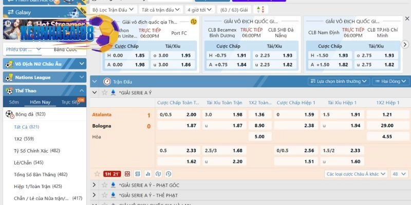 Sân chơi cực nổi tiếng với sản phẩm cá cược thể thao