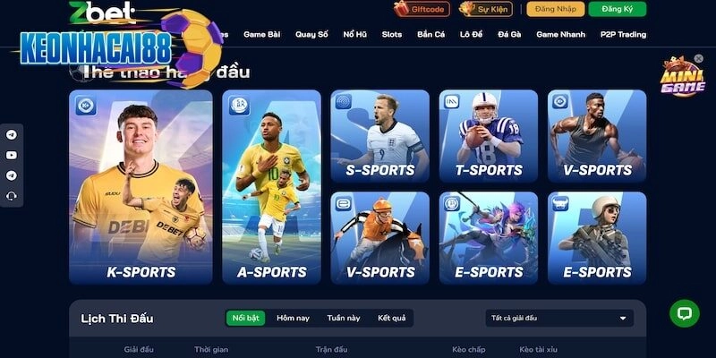 Thông tin tổng quan nhất về nhà cái thể thao Zbet
