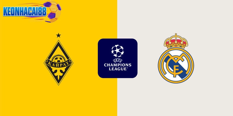 Soi kèo Kairat Almaty vs Real Madrid 02h00 ngày 30/09 - Vòng 2 Champions League